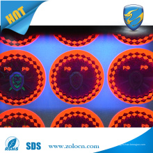 Etiqueta de holograma UV uv inovadora ou impressão de tinta ucraniana de holograma